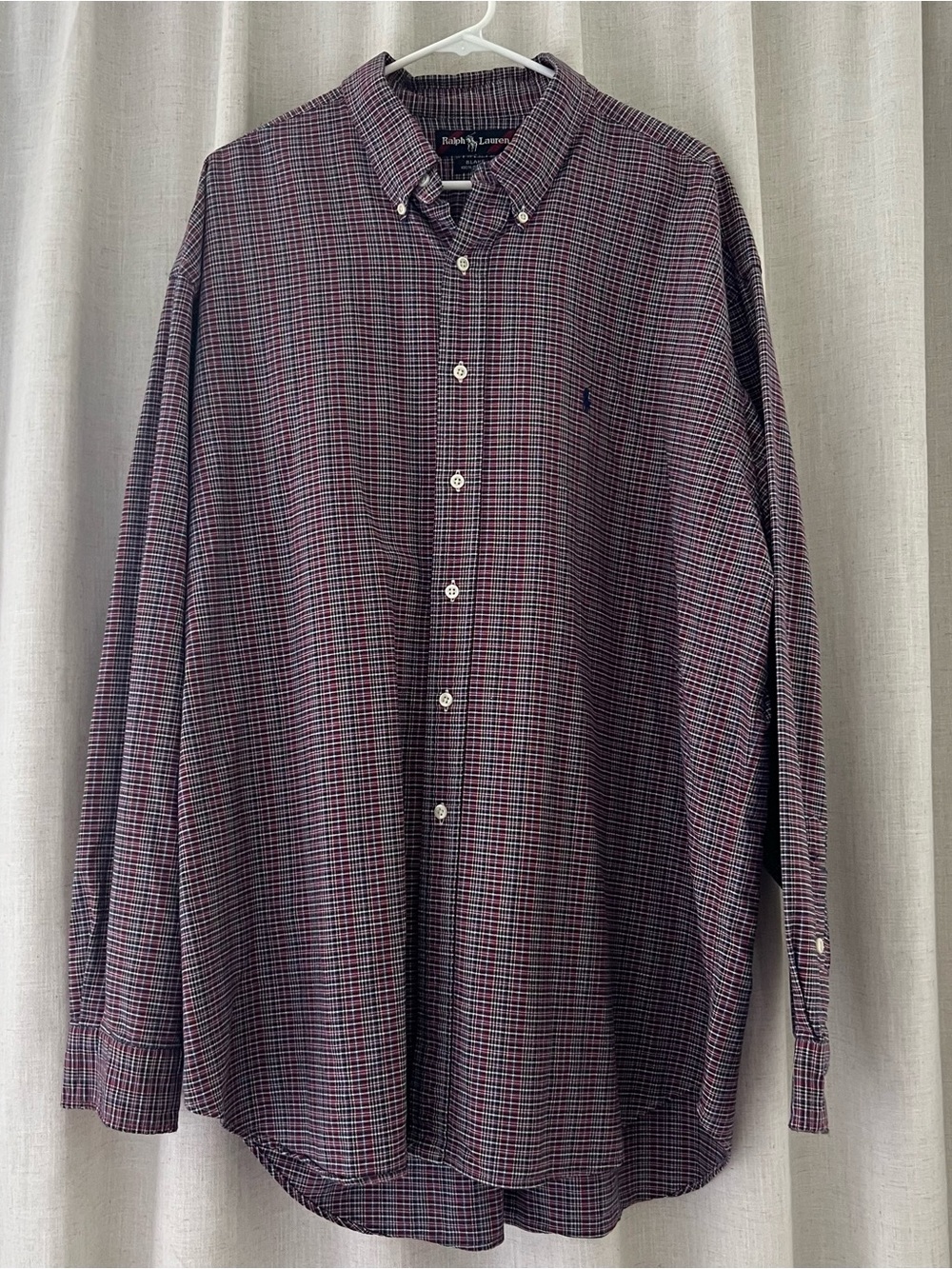 Ralph Lauren Men’s Blake 100% Cotton Plaid Button-Down Shirt